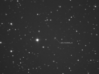 Brutus6885 14 Cruz L cropped 6x300sec annotated  On August 16, 2014 I got credited for discovering another supernova! This has been designated as ASASSN-14fo and is in a tiny galaxy located in the constellation of Aquila (The Eagle). That Friday night as soon as it got dark I checked on a transient near Arcturus that was reported earlier but very quickly was evident that there was nothing there.   When I was sending the email telling of the negative detection I saw that a new transient had been detected.  I immediately checked if it was above the horizon and it was!  I took an image and the SN was quite evident.   I sent and email with a screen shot and nabbed the discovery!  :)   Just 8 minutes later another amateur astronomer from France posted his email.  That was really close! Here's the discovery ATel: http://www.astronomerstelegram.org/?read=6397